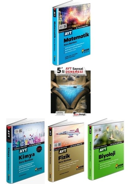 AYTmatematik Fizik Kimya Biyoloji Soru Bankası Deneme Seti