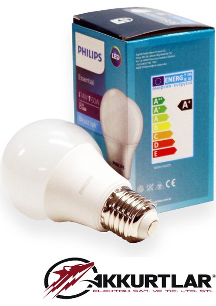 Essential LED Ampul 8W - 60W E27 Beyaz Işık (6 Lı Paket ) fiyatları