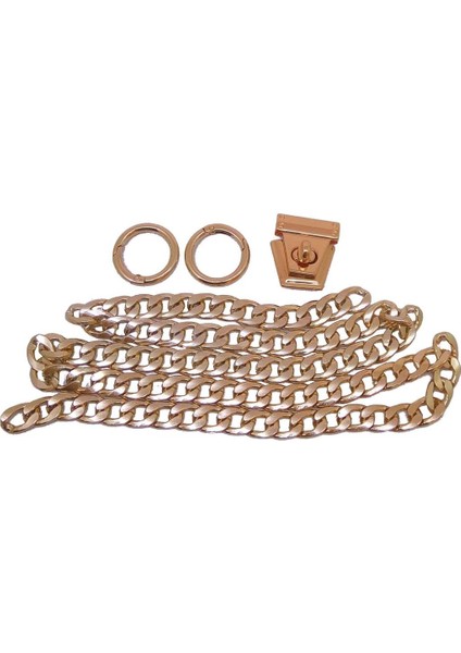 Light Gold Renk Zincir Set