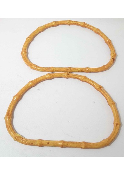 Bambu Görünümlü Plastik Çanta Sapı