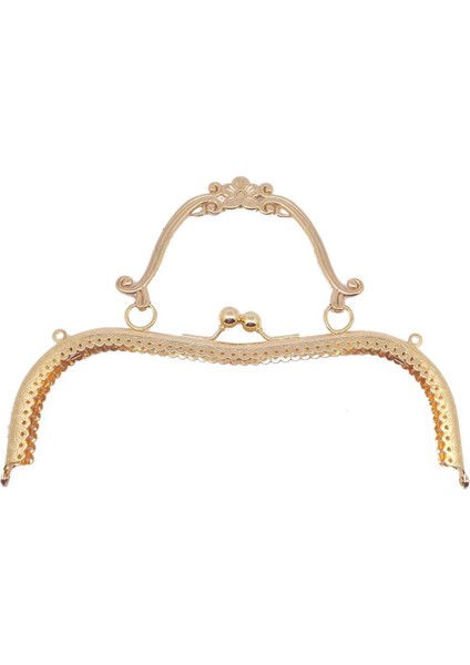21 cm Gold Çanta Klipsi (Örgü Çanta Için)