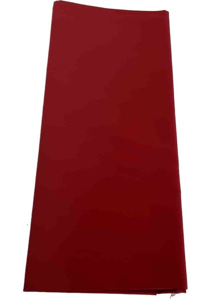 120X50 Cm, Bordo Renk Pamuklu Astarlık Kumaş