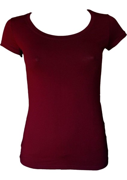 Kadın Açık Yaka Kısa Kollu Body 1035