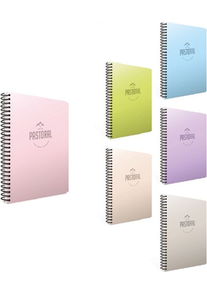 Pastoral A4 120 Yaprak Plastik Kapak Spiralli Defter 3247