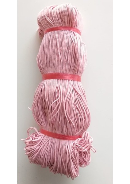 Pembe Renk Mumlu Koton Ip