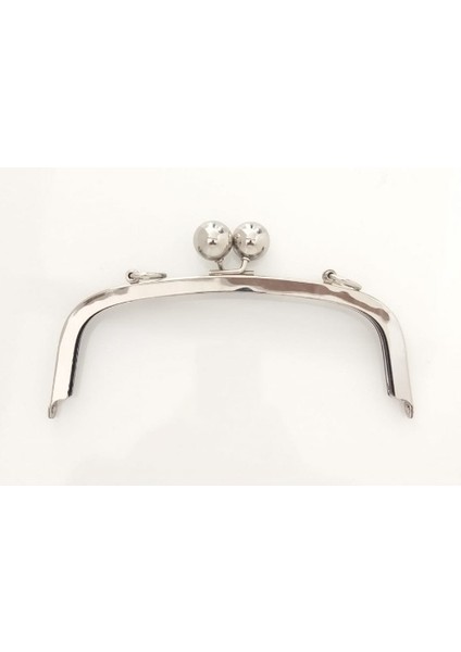 20 cm Vidalı Gümüş Cüzdan Klipsi No:6