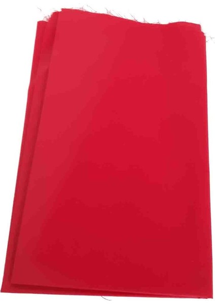 120X50 Cm, Kırmızı Renk Pamuklu Astarlık Kumaş