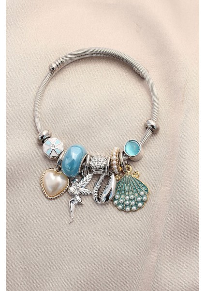 Istiridye Tasarımlı Charm Bilezik