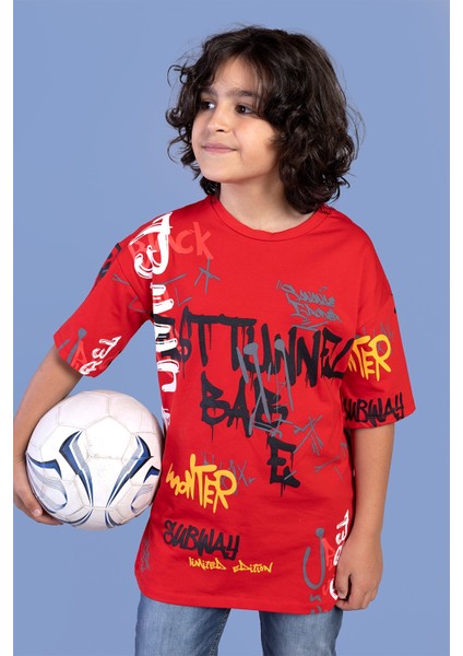 Toontoy Erkek Çocuk Komple Baskılı Tişört