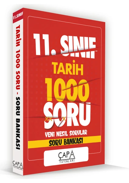 Çapa Yayınları 11. Sınıf Tarih Soru Bankası