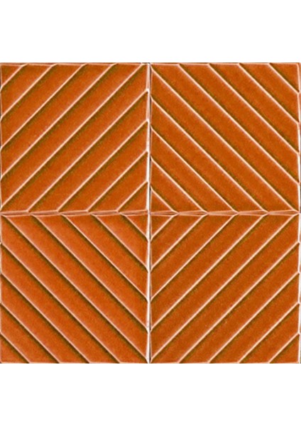 20x20 Cm Linea Karamel Modern Desenli Çini Seramik Karo