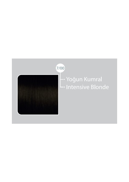 SAÇ BOYASI 7/00 YOĞUN KUMRAL & BROCHES 20 VOLUME %6 OKSİDAN 60ML 2'Lİ SET