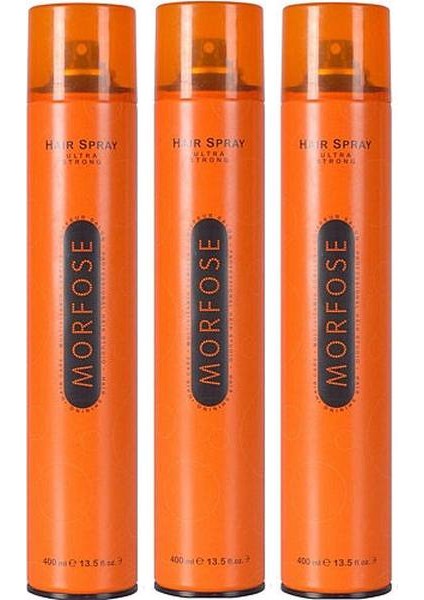 Ultra Strong Saç Spreyi Hacim Verici Etki 3×400 ml Yüksek Tutuculuk Özelliği