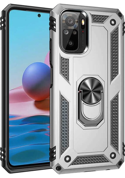 Xiaomi Mi 11I Shockproof Yüzük Tutuculu Vega Gri