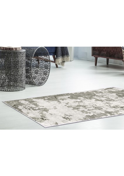 Inci Saçaksız Yıkanabilir Kaymaz Taban Yolluk Halı 7003 Bej