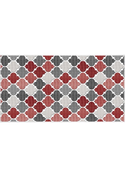 Inci Saçaksız Yıkanabilir Kaymaz Taban Yolluk Halı 7006 Kırmızı fiyatları