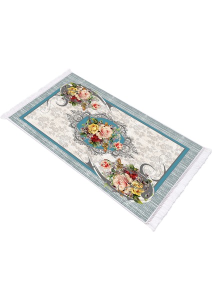 Inci Dijital Saçaklı Yıkanabilir Kaymaz Taban Halı 9169 Desen 5 modelleri