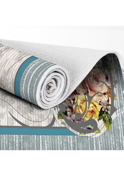 Inci Dijital Saçaklı Yıkanabilir Kaymaz Taban Halı 9169 Desen 5 indirimleri