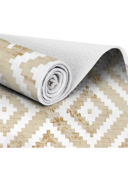 Inci Dijital Saçaklı Yıkanabilir Kaymaz Taban Halı 2035 Desen 1 indirimleri