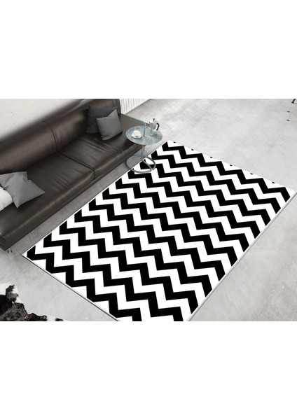 Inci Dijital Saçaksız Yıkanabilir Kaymaz Taban Halı 1886 Desen 1