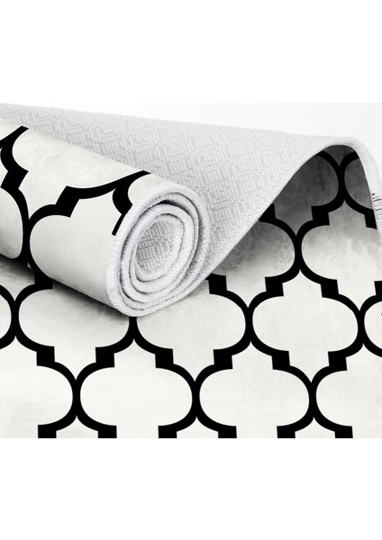 Inci Dijital Saçaksız Yıkanabilir Kaymaz Taban Halı 1913 Desen 4 indirimleri