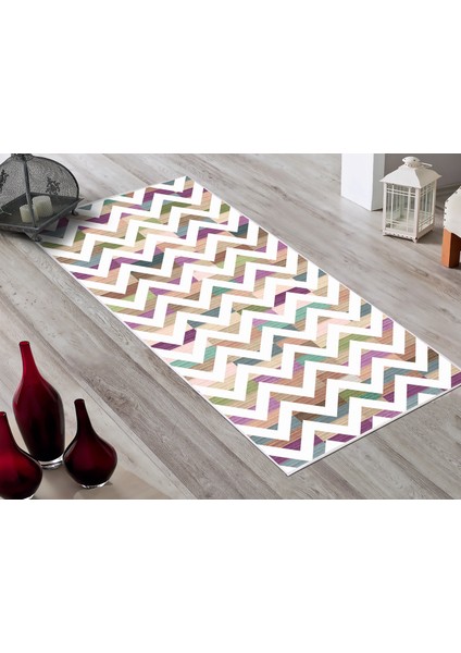 Inci Dijital Saçaksız Yıkanabilir Kaymaz Taban Halı 2041 Desen 1