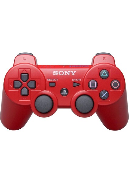 Oyun Kolu Kablosuz Playstation 3 Gamepad Wıreless Controller Ps3 Dualshock3 Kırmızı  Oyun Kolu