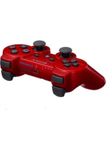 Oyun Kolu Kablosuz Playstation 3 Gamepad Wıreless Controller Ps3 Dualshock3 Kırmızı  Oyun Kolu