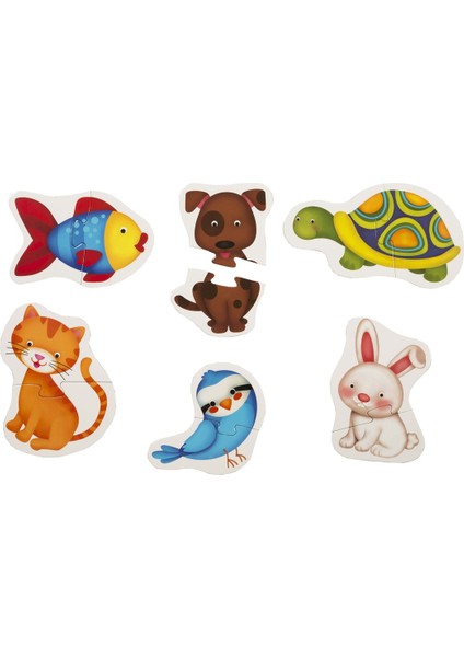 Eolo Baby Puzzle Evcil Hayvanlar modelleri