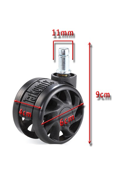 Oyuncu Koltuğu Tekeri Ofis Koltuğu Tekeri Büro Koltuğu Tekeri Pimli Teker
