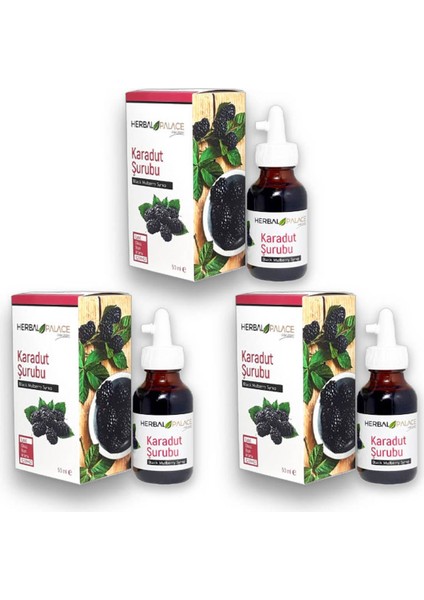 Karadut Şurubu 50 ml x 3'lü