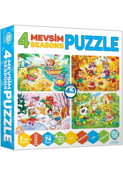 Circle Toys 4 Mevsim Puzzle