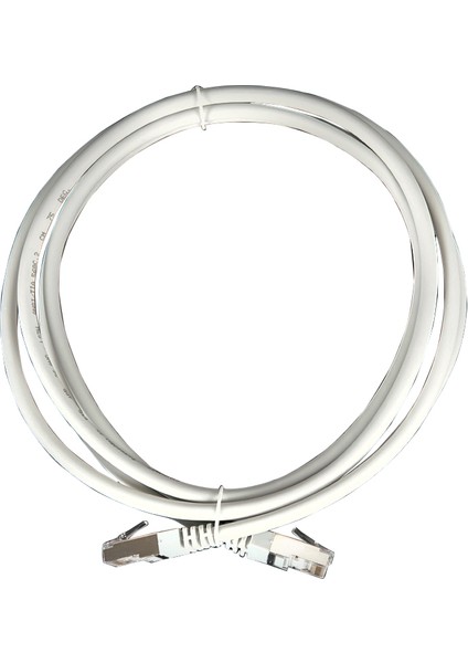 Bakır Patch Kablo CAT6A Ftp 3mt Lszh Gri Patch Cord 2 Adet