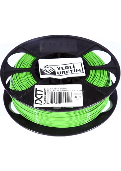 PLA 3D Filament - Yeşil 1.75MM DATYFYSL175-Y