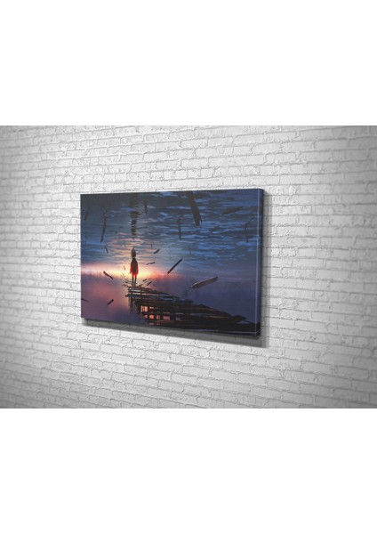 Ters Dünya Kanvas Tablo modelleri