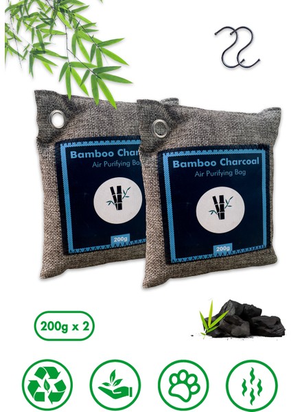 Aktif Karbon Hava Temizleyici - 2 Adet 200 gr