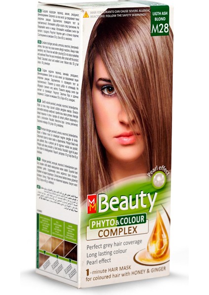 Bitkisel Saç Boyası M28 Açık Küllü Kumral fiyatları