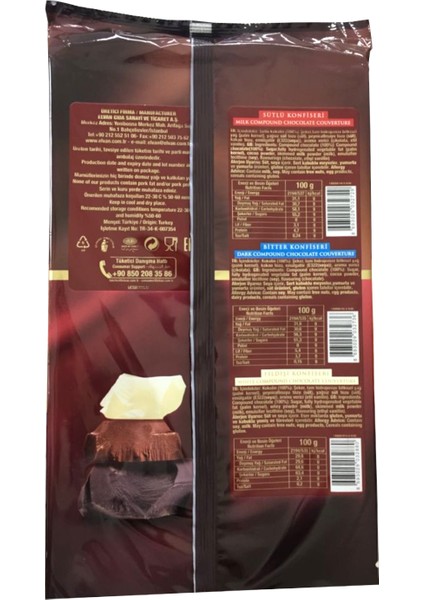 Chef Premium Sütlü Kuvertür Çikolata (200 Gr)