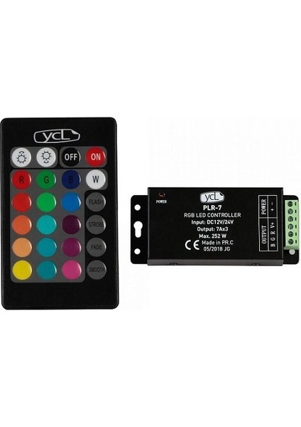 Plr-7 21A Rgb Rf LED Kumanda
