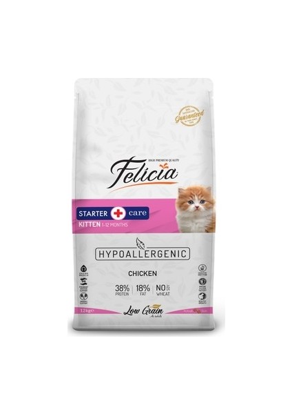 Az Tahıllı 12 kg Yavru Tavuklu Hypoallergenic Kedi Maması