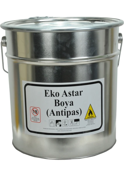 Eko Endüstriyel Rapid Koyu Gri Astar (Antipas) Boya 15 kg