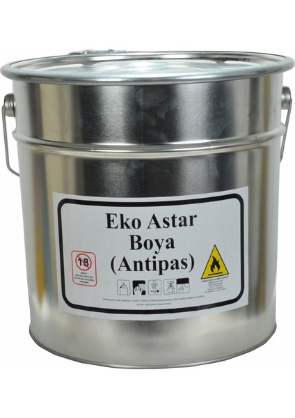 Eko Endüstriyel Rapid Kiremit Rengi Astar (Antipas) Boya 15 kg
