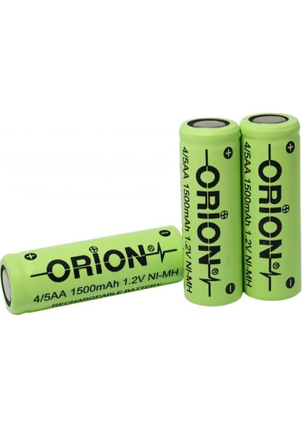 1.2V Ni-Mh 4/5AA 1500MAH Şarj Edilebilir Pil