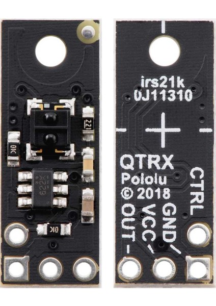 QTRXL-MD-01RC 1'li Çizgi Algılama Sensörü (Uzun Algılama Mesafesi) - Geniş Pcb