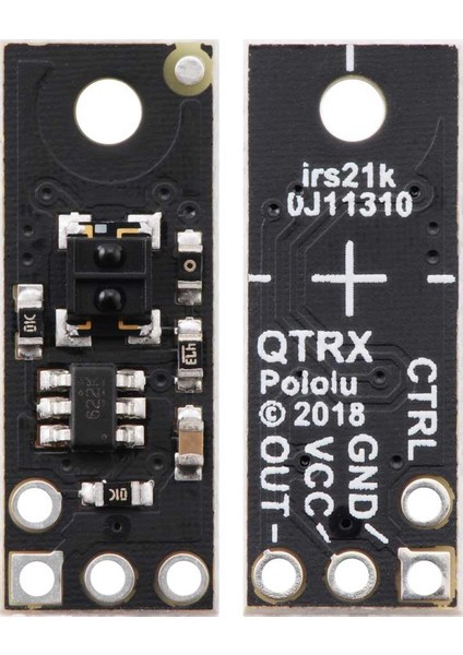 QTRXL-MD-01A 1&prime;li Çizgi Algılama Sensörü (Uzun Algılama Mesafesi) - Geniş Pcb