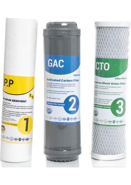Su Arıtma Açık Kasa Filtre Seti ,tam Set **