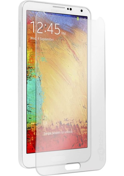 Samsung Note 3 Kırılmaz Cam Koruyucu Temperli