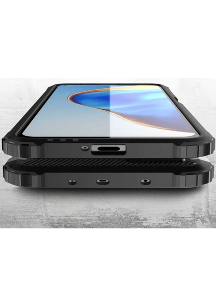 Caseworld Xiaomi Poco X3 Pro Kapak Çift Katmanlı Zırh Tank Kılıf - Gold