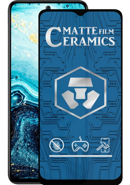 General Mobile GM21 Pro Tam Kaplayan Mat Seramik Nano Esnek Ekran Koruyucu Şeffaf