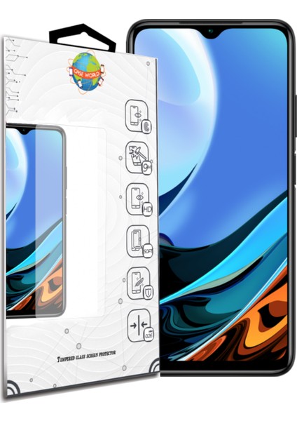 Xiaomi Redmi 9t Temperli Ekran Koruyucu Kırılmaz Cam Şeffaf fiyatları